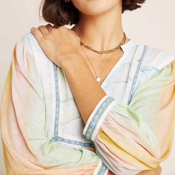 Bl^nk London x Anthropologie Renata Tie Dye Top - Picture 2 of 14